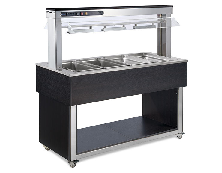 Büfett-Insel, 4/1 GN, Bain-Marie Wanne